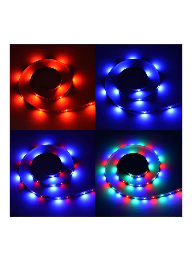 2M LED RGB Strip Light with Remote Control Multicolour