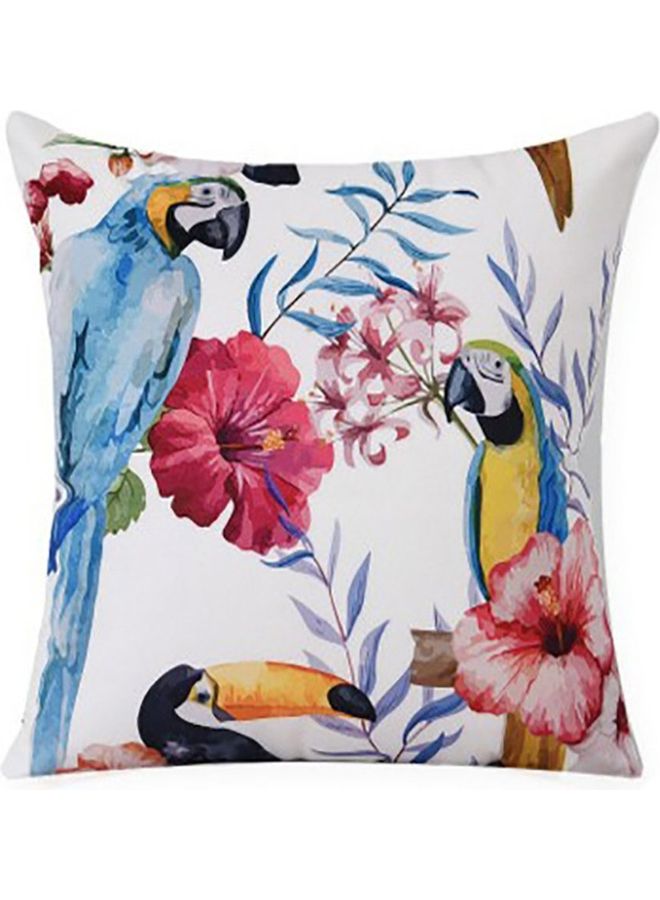 Floral Printed Cushion Cover Multicolour