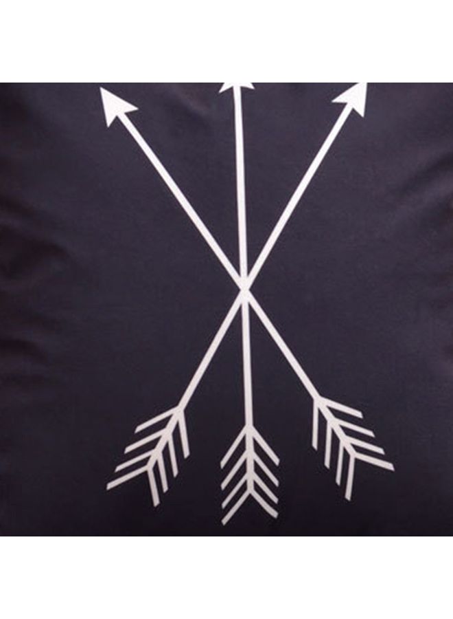 Arrow Themed Cushion Cover Black/White - Image 2