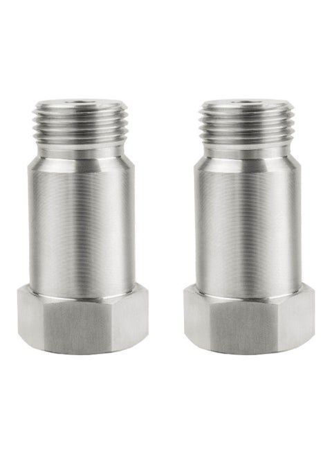 2-Piece Oxygen Sensor Extender Adapters Extension Spacer