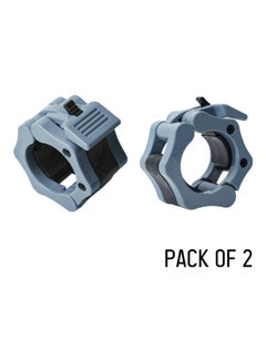 2-Pack Durable Barbell Clamps 9 x 7 x 4.3cm