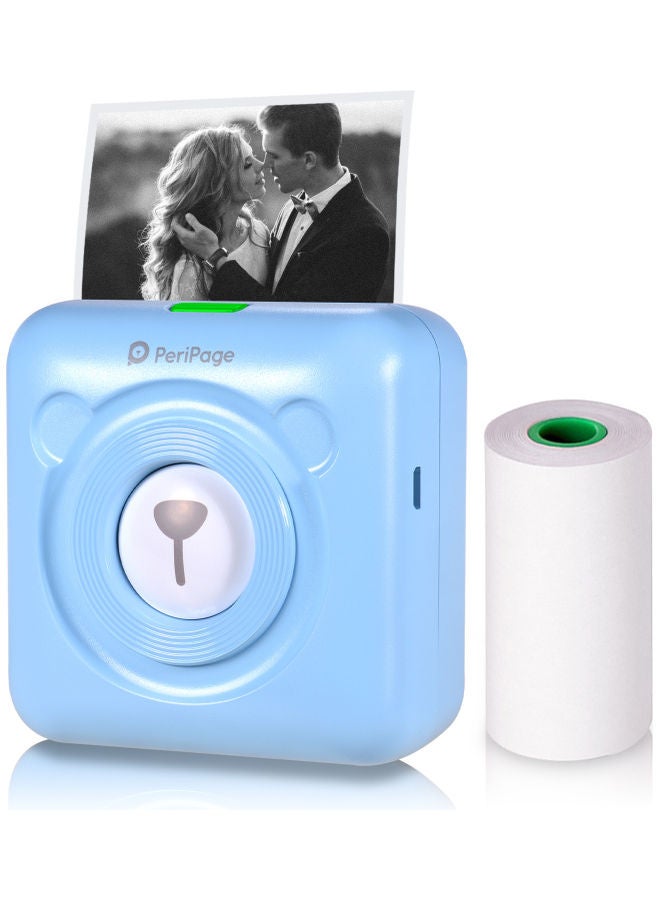 PeriPage A6 Mini Pocket Instant Printer Blue  - Image 1