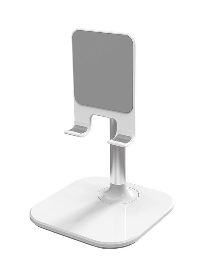 Generic Portable Phone Desktop Stand Holder White  - Image 1