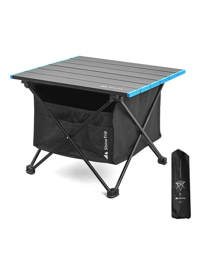 Generic Outdoor Folding Picnic Table And Seat Pocket Black 45x8x8cm  - Image 1