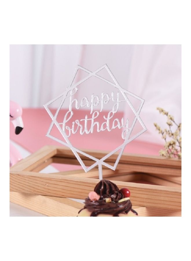 أو إي إم زينة توضع فوق الكيك من الأكريليك من 3 قطع