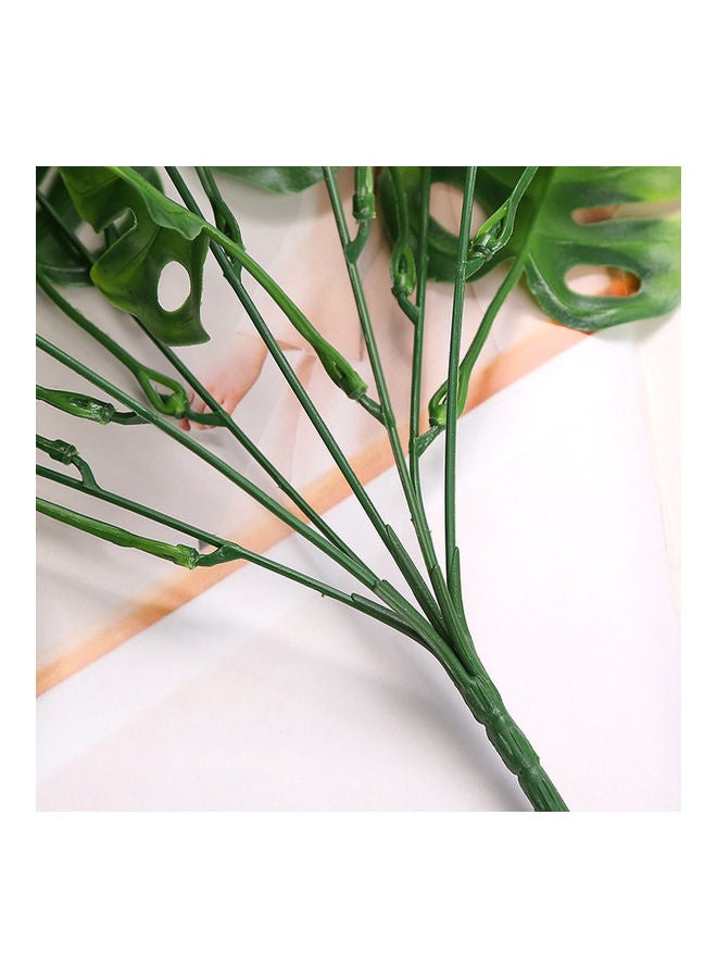 Generic 2-Piece Artificial Leaf Plant Green  - Image 2