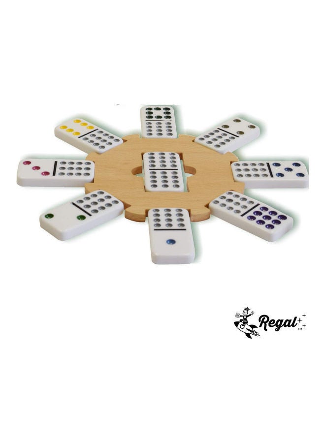 Regal Games - 136 Tile Dominoes Game Set - Image 1