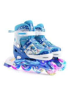 Adjustable Inline Skates with Illuminating Wheels