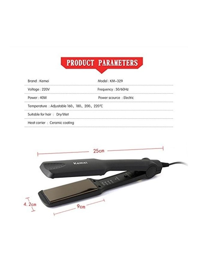 Kemei Hair Straightener Black  - Image 3