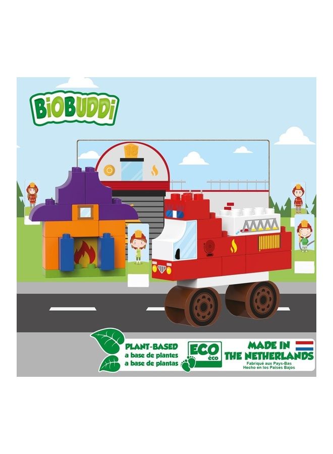 BioBUDDi BB-0130 40-Piece Fire Department Building Sets 40 6+ Years - Image 2