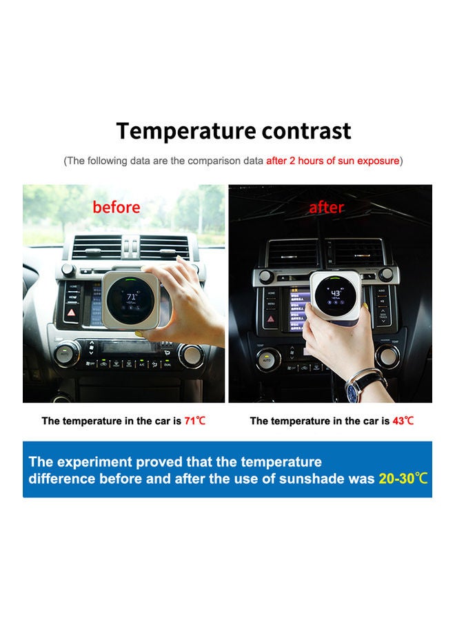 Generic Car Umbrellas Suns Protections Heat Insulation Sunshade Car - Image 4