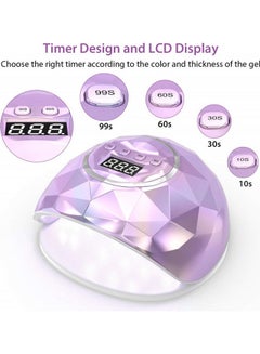 MissTiara Professional UV Light Nail Dryer Purple  - Image 2