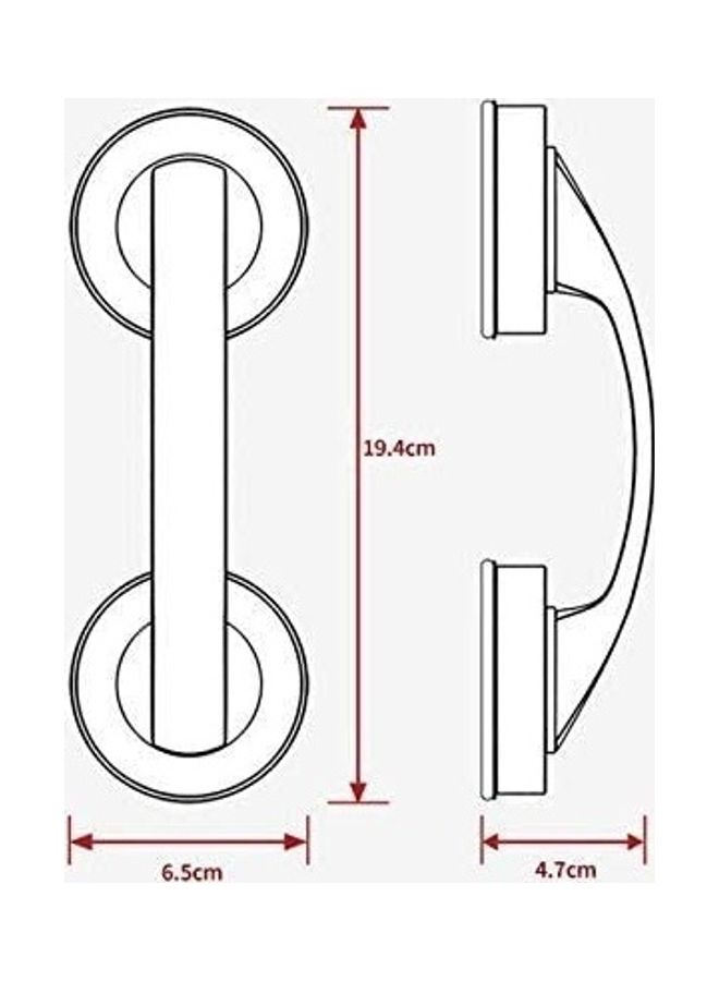 إيونتو قضيب إمساك بأداة امتصاص للتثبيت على الحائط أبيض - Image 3