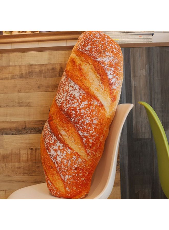 Bread Shaped Cushion Cover Brown/Yellow