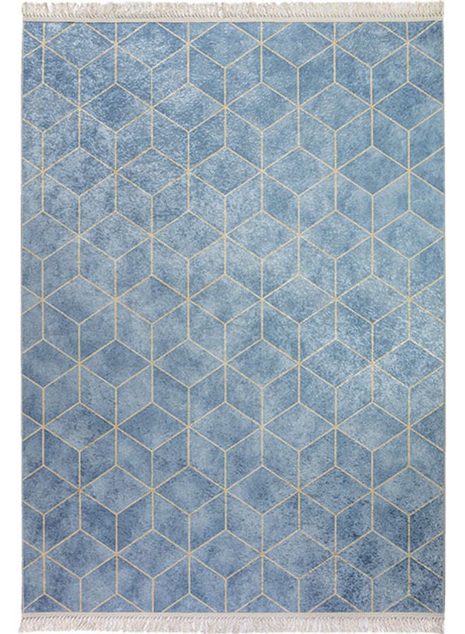 REGAL IN HOUSE - Rectangular Soft Touch Carpet Blue 120x80cm - Image 1