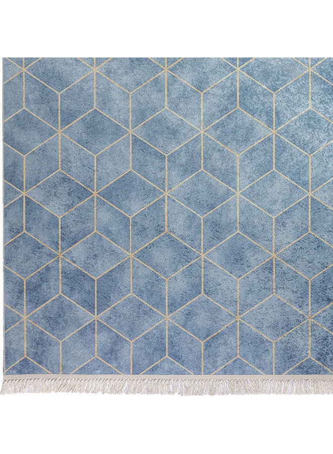 REGAL IN HOUSE - Rectangular Soft Touch Carpet Blue 120x80cm - Image 1