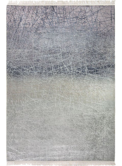 Rectangular Soft Touch Carpet Grey 230x160cm