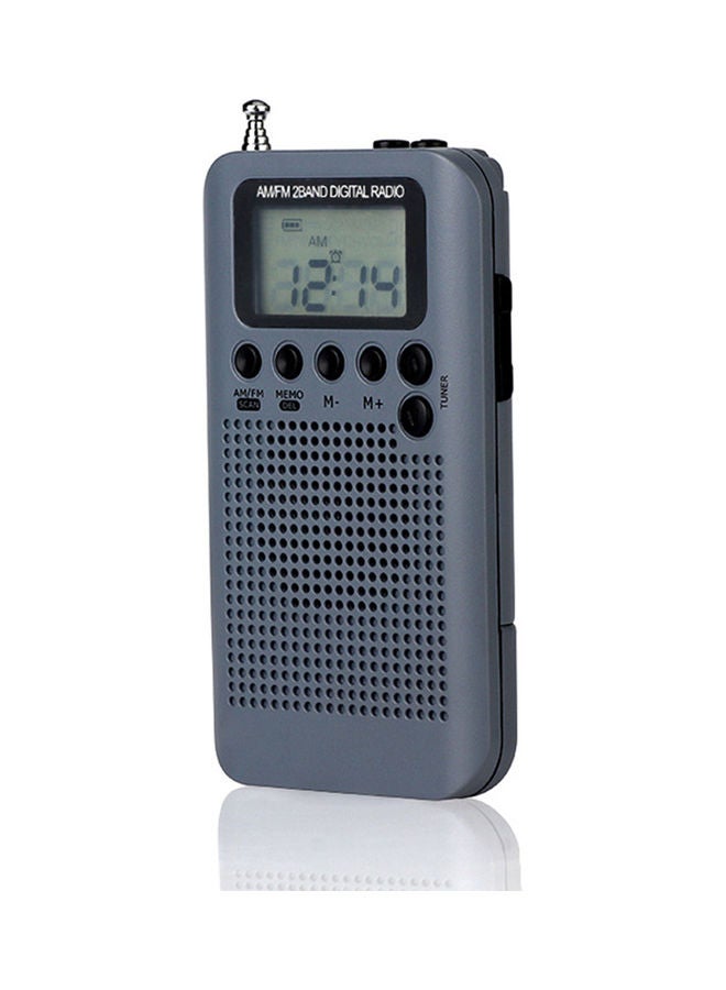 جهاز راديو رقمي AM/FM محمول LU-H86-46 رمادي - Image 1