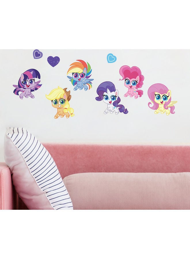 RoomMates My Little Pony Single Sheet Easy Peel and Stick Wall Decal Multicolour  - Image 2