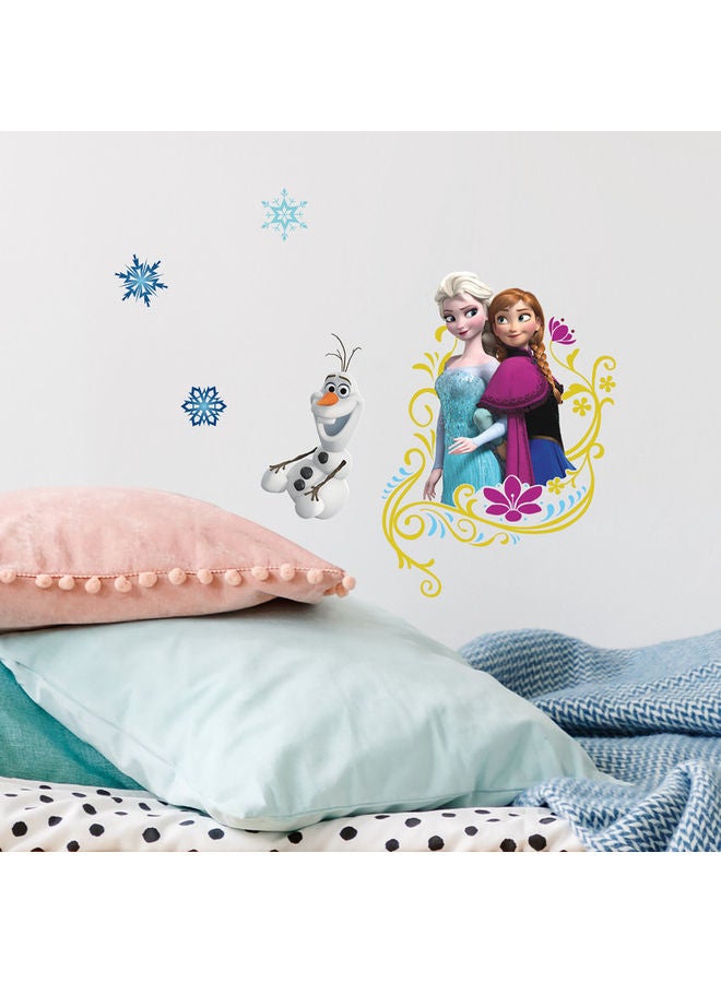 RoomMates Disney Frozen Anna and Elsa Wall Sticker Multicolor  - Image 2