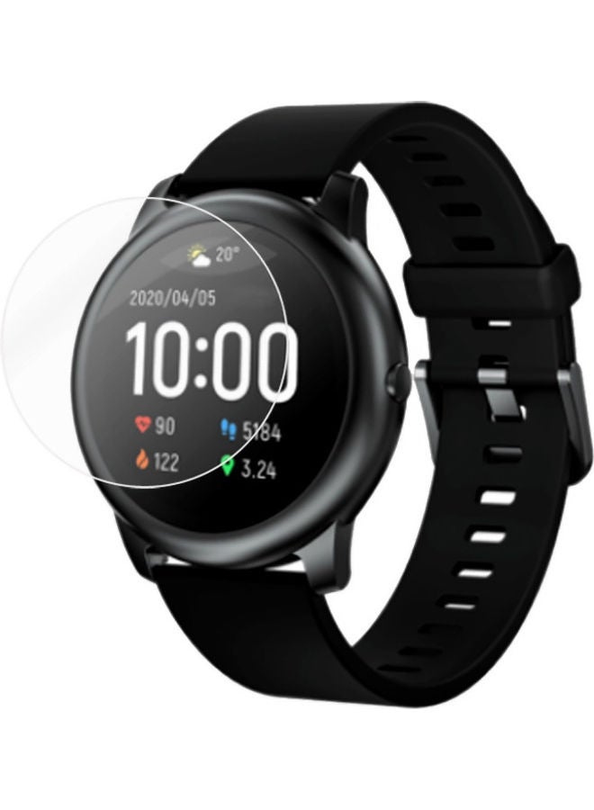 هايلو طقم أفلام واقية لساعة هايلو الذكية طراز LS05/LS05S من قطعتين شفاف - Image 3