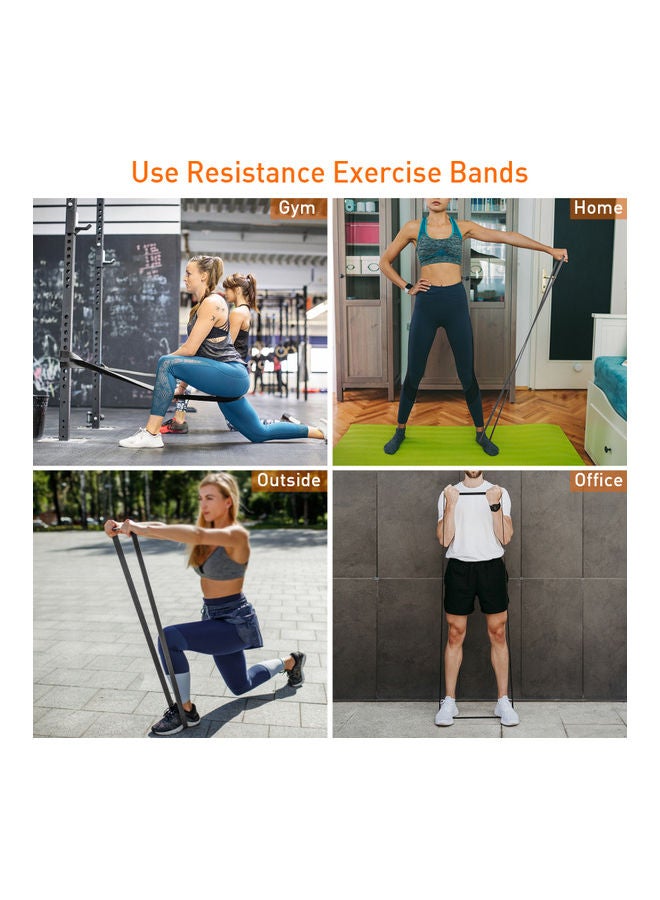 LIXADA 4-Pack Pull Up Resistance Loop Bands Set 25.00x13.00x25.00cm  - Image 4