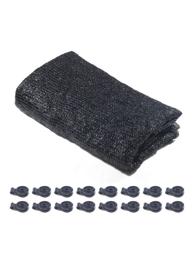 Generic Shade Cloth Cover For Yard Black - Image 1