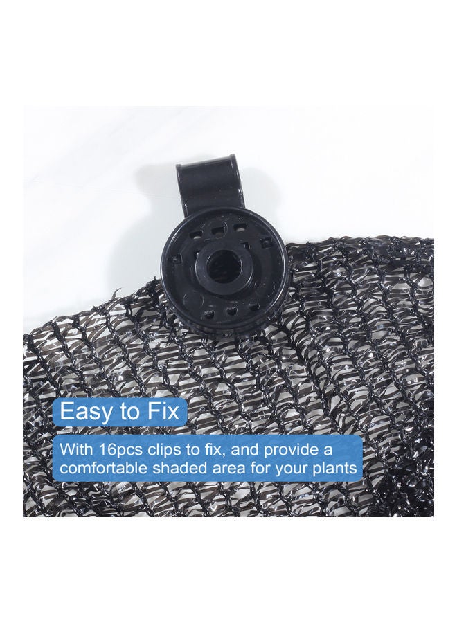 Generic Shade Cloth Cover For Yard Black - Image 2