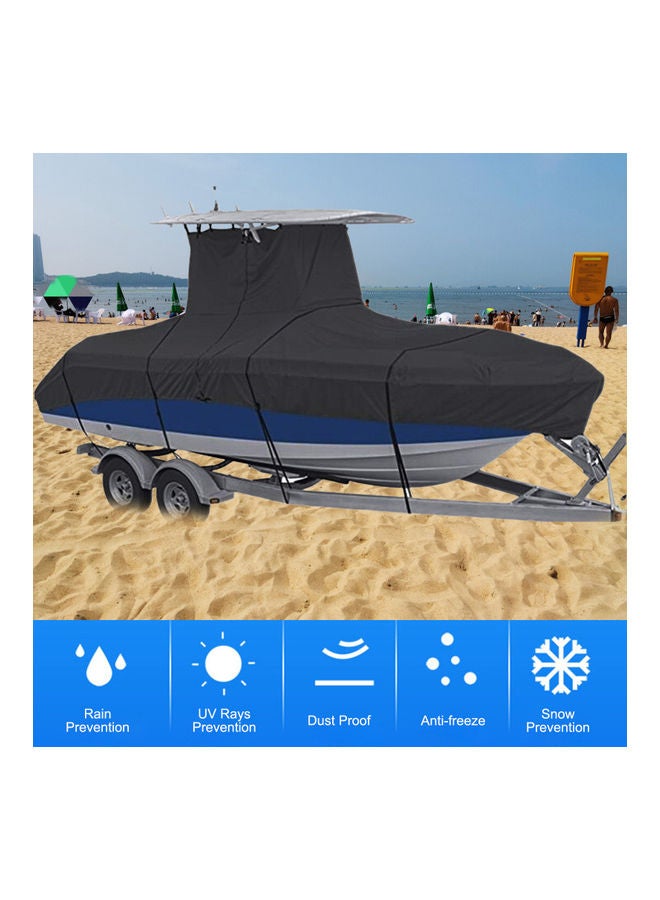 Generic Heavy Duty 210D Waterproof Boat Cover Yacht Outdoor Protection Oxford Fabric  - Image 5