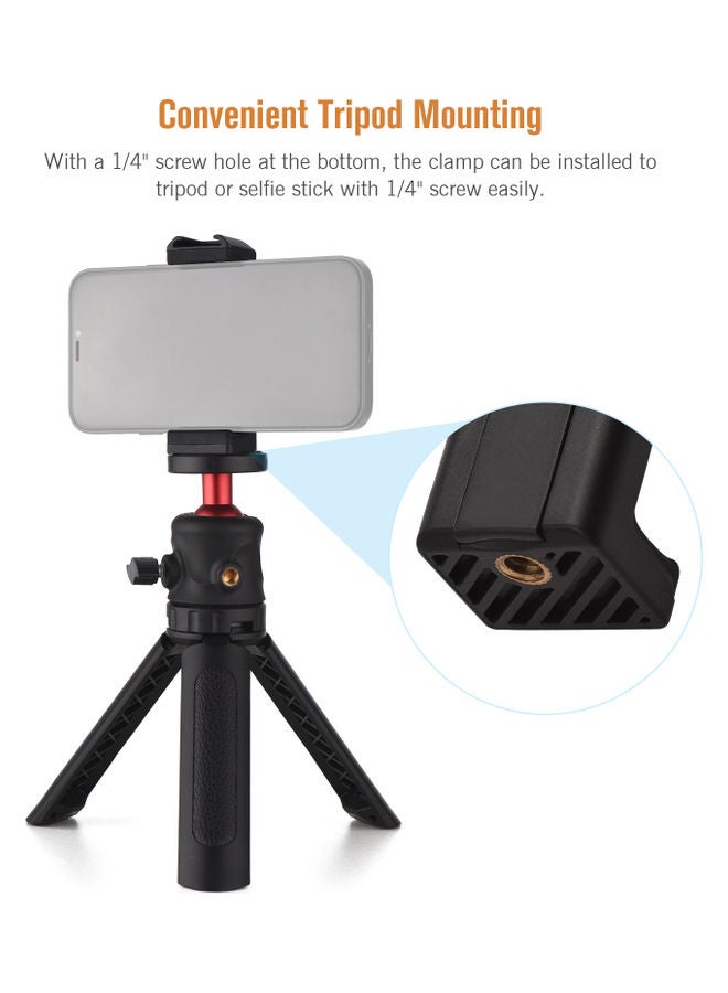 ANDOER Portable Phone Tripod Kit Black - Image 4