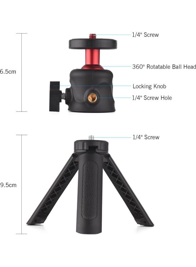 ANDOER Portable Phone Tripod Kit Black - Image 5