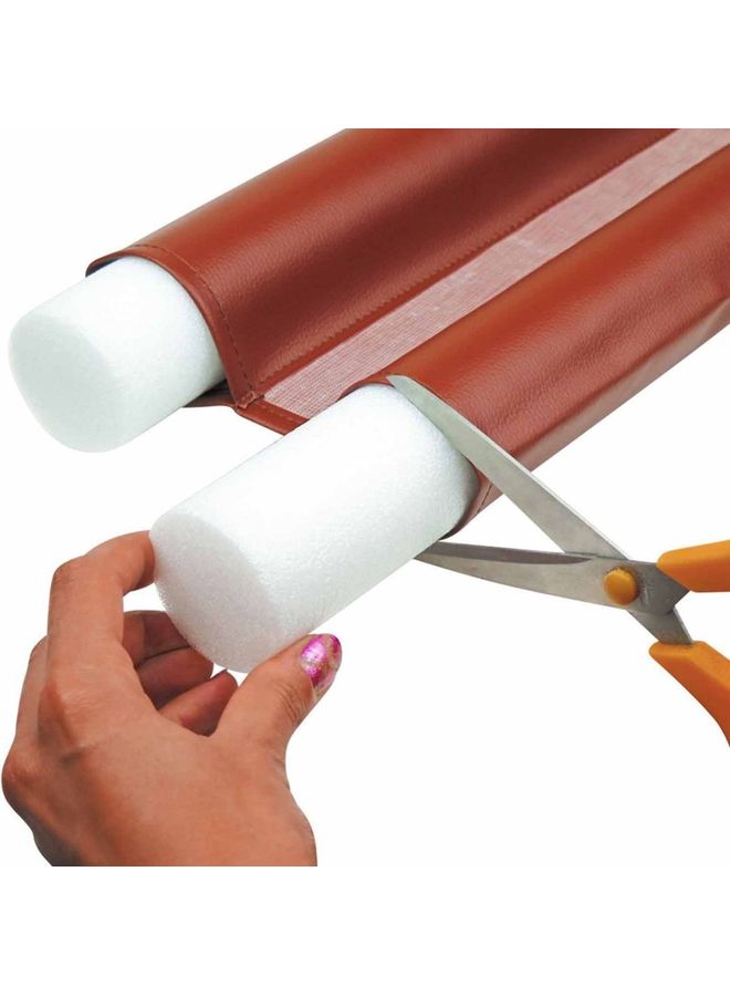 Double Door Draft Stopper Dark Brown