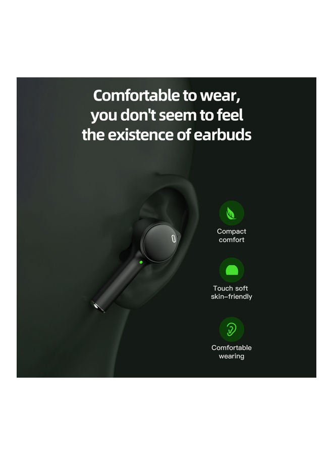 True Wireless Gaming In-Ear Bluetooth Earphone Black/Green - Image 2