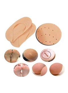 Scarlett Anti Crack Full Length Silicone Foot Protector Moisturizing Socks Beige  - Image 2