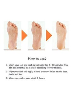 Scarlett Anti Crack Full Length Silicone Foot Protector Moisturizing Socks Beige  - Image 3