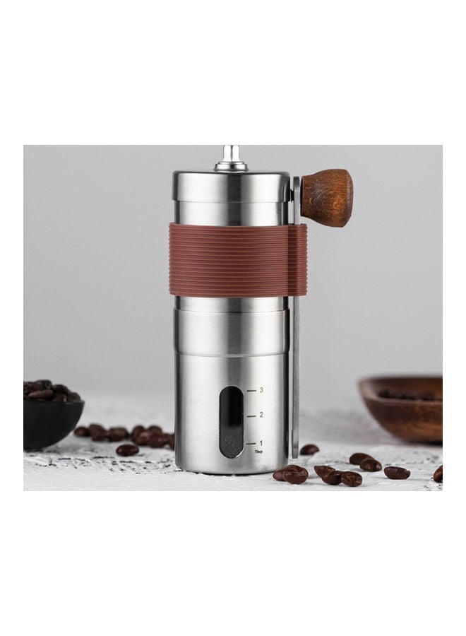 Manual Hand Coffee Grinder Silver 16.50x6.00x15.00cm  - Image 2