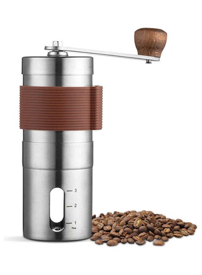 Manual Hand Coffee Grinder Silver 16.50x6.00x15.00cm  - Image 4