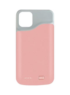Slim and External Backup Battery Power Bank Case Cover for Apple iPhone 11 Pro Pink/Grey