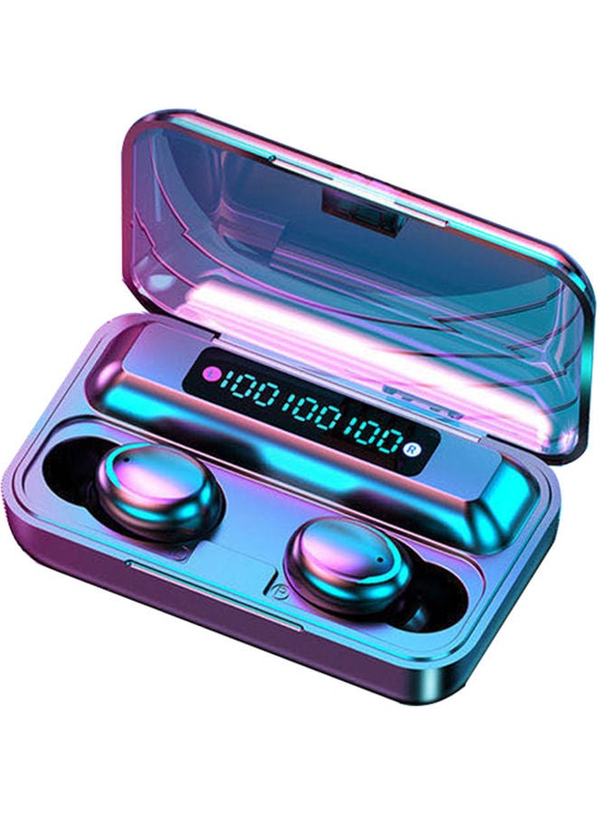 Waterproof Auto Pairing Wireless Earphones with Power-Bank Function Blue - Image 1