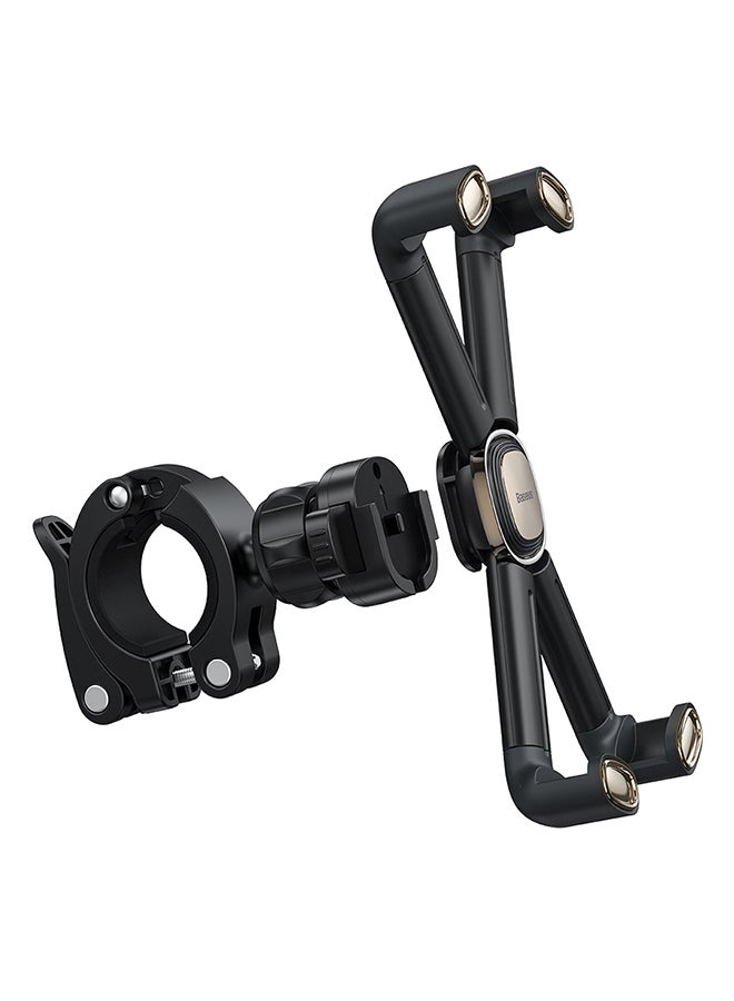 Baseus Bike Phone Holder Motorcycle Bike Phone Mount 360 Rotatable Bike Phone Holder Mount Compatible with 4.7-6.7" Phones Compatible with iPhone 13 Mini 13 Pro Max 11 12 Galaxy S22 S21 S20 etc Black - Image 1