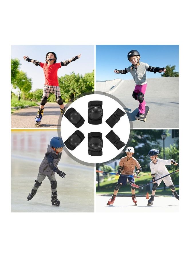 Generic 6-Piece Knee Elbow Pads with Wrist Guards  - Image 3