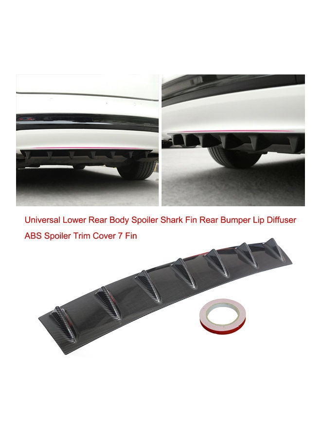 Generic Universal Lower Rear Body Spoiler Shark Fin  - Image 3