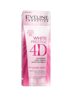 Eveline White Prestige 4D Whitening Body Cream Sensitive Areas 100ml  - Image 2