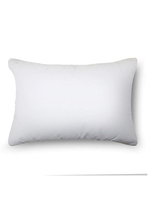 Anti Microbial Press Pillow Cotton White 50x75cm