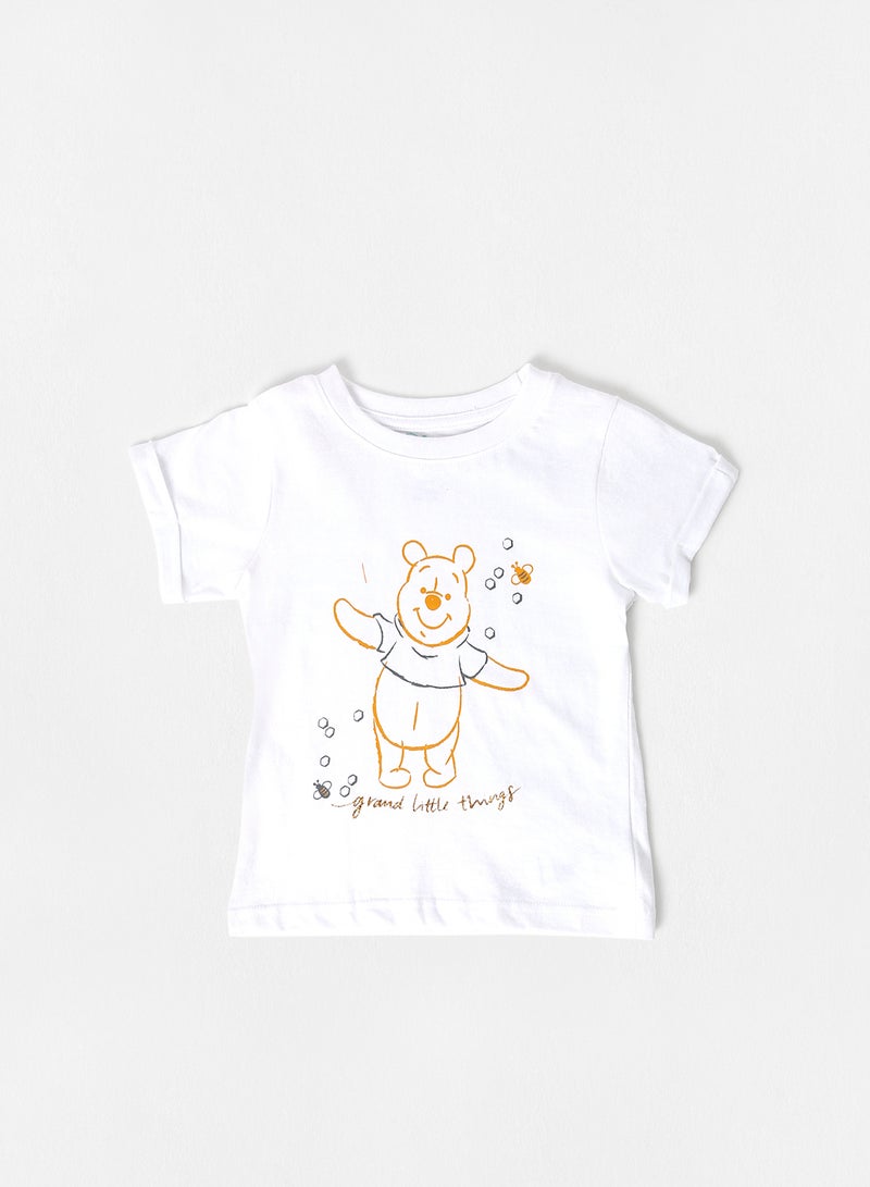 Zarafa Printed Casual T-Shirt Bright White  - Image 1