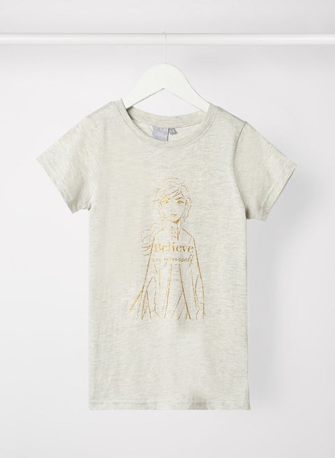 Frozen 2 Printed Crew Neck T-Shirt Grey