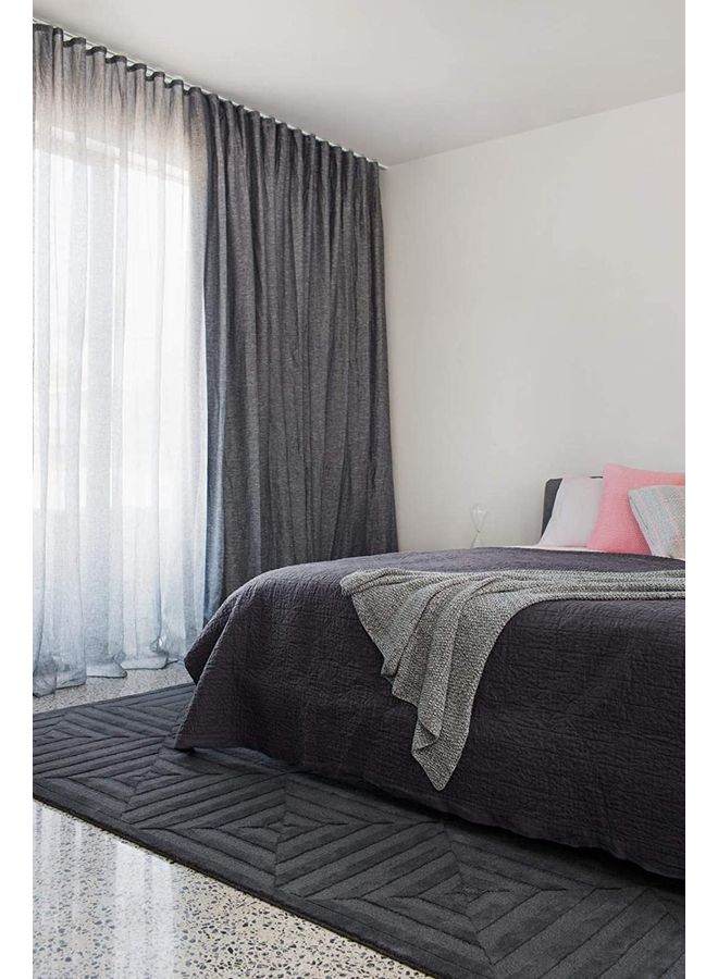 Adjustable Double Traverse Curtain Rail White 3meter
