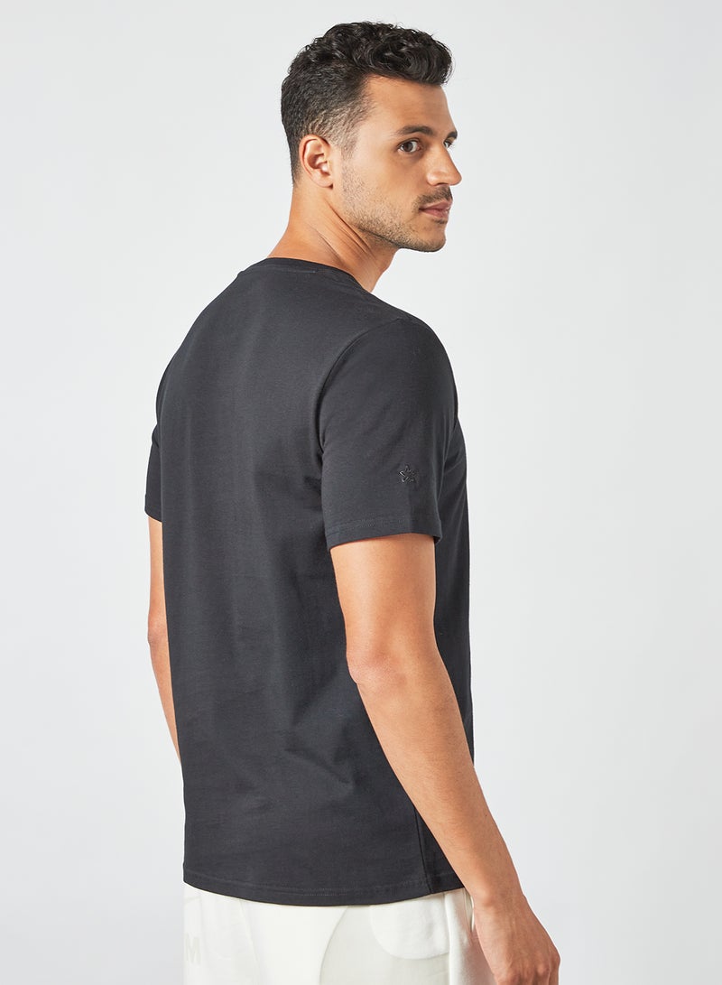 CONVERSE Graphic Print T-Shirt Black  - Image 4