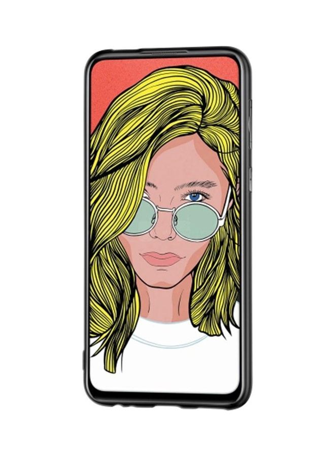 كوفرنيكس غطاء حماية واقٍ بتصميم زهور لهاتف هواوي Y9 برايم 2019 متعدد الألوان - Image 2