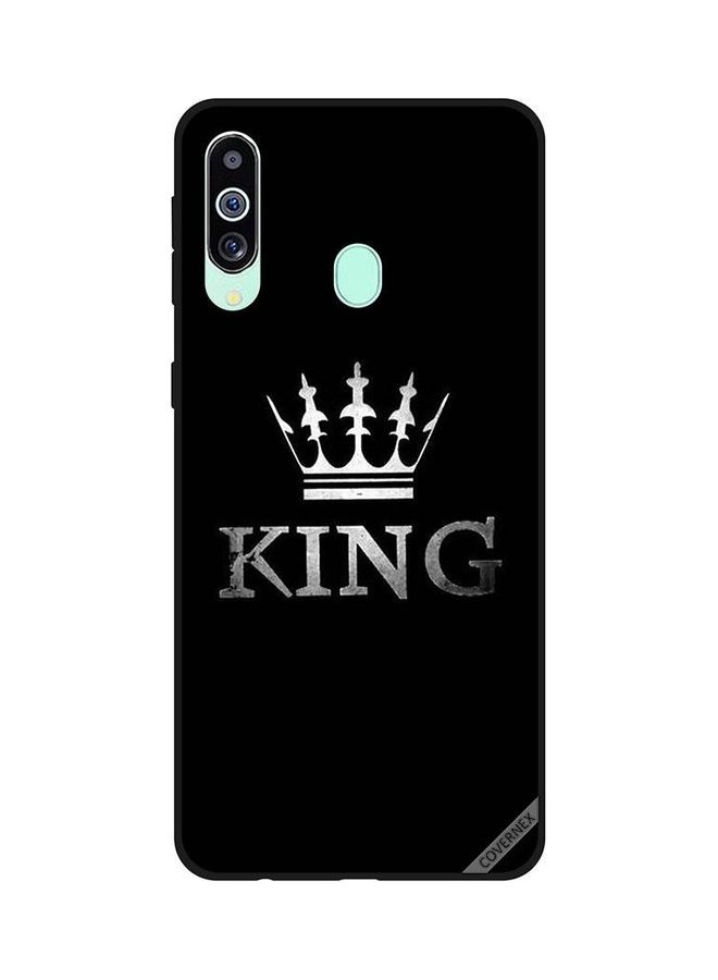كوفرنيكس غطاء حماية واقٍ بطبعة كلمة "King" لهاتف سامسونج جالاكسي M40 وA60 متعدد الألوان  - Image 1